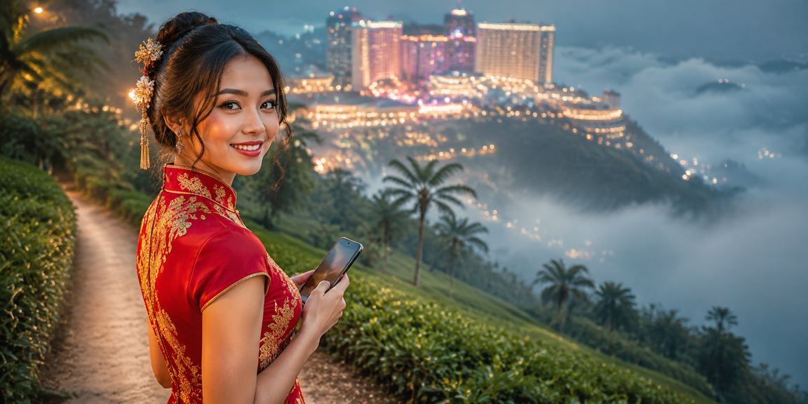 Suasana deposit kasino bergaya Melayu di Genting Highlands Malaysia